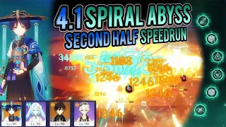 C6 R5 Wanderer 4.1 Spiral Abyss Floor 12 Second Half Speedrun [Genshin Impact]
