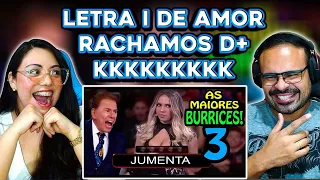 REACT Fala de tudo 🔴 As maiores BURRICES ditas na TV brasileira! PARTE 3