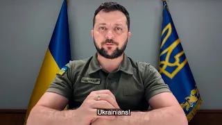 Address of the President of Ukraine Zelensky on the results of the 166 day of the war (2022) UA news