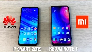 Huawei P Smart 2019 vs Redmi Note 7 - КТО БЫСТРЕЕ? SpeedTest