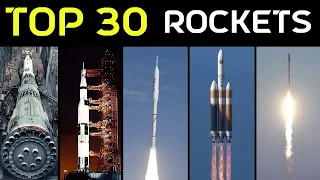 Top 30 Tallest Rockets Launched in the World | Go To Space