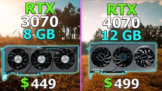 RTX 3070 vs RTX 4070 - What is the increase per generation?