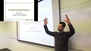 Visualization Lecture 12: The Ray Casting Pipeline, Ray Sampling Techniques, Early Ray Termination