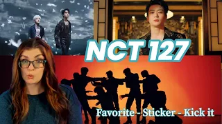NCT 127: Reaction to Favorite (Vampire), Sticker, Kick It MVs/Dance - GayoDaejeo Live Performance