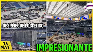 💥 A POR OTRO MEGA CONCIERTO ⚠️OBRAS del SANTIAGO BERNABÉU [16 Mayo 2024]