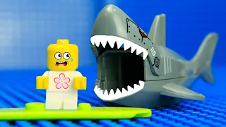 LEGO BEACH: RESCUE BABY FROM SHARK ATTACK