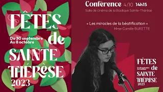 Les miracles de la béatification de sainte Thérèse