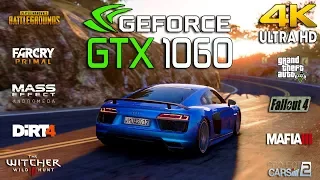 GTX 1060 Test 9 Games in 4K (i5 8600k)