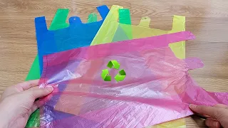 INCREDIBLE!! How to make money with shopping bag at home - DIY recycling craft ideas