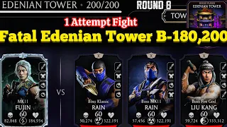 Fatal Edenian Tower Boss Battle 200 & 180 Fight + Reward MK Mobile