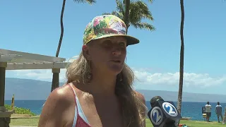 Maui firefighter battled the blaze that burned her town