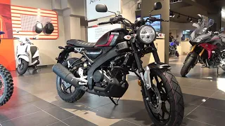 The 2021 YAMAHA XSR 125 walk around