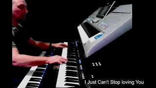 i just can't stop loving you cover yamaha genos