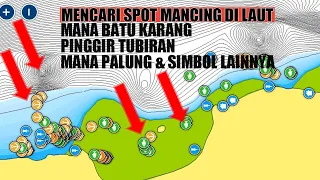 Cara ampuh mencari spot mancing di laut || aplikasi Navionics || gps laut