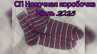 СП Носочная коробочка Июль 2023 с @Katerina_Shurm / носочки из Regia Cotton Color Tutti Frutti