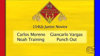 2022 Chicago Golden Gloves #015 Carlos Moreno vs Giancarlo Vargas 154 Junior Novice.