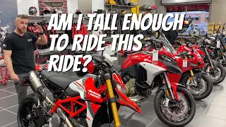 Inseam & Ducati : How two different sized people fit on Ducati's.