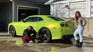 The TRUTH About Wrap After 4 Months...She’s Back! SS Camaro Touch Up & Pin Stripes