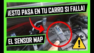 ⚠️5 Fallas Del SENSOR MAP 😱ASI Va A FALLAR Tu CARRO😱 ¡TIENES QUE VERLO!