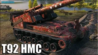 Рекорд по урону на АРТЕ Т92 ✅ World of Tanks T92 HMC Генеральное сражение