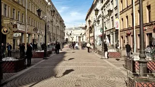 🇷🇺 CAFE, BARS - RUSSIA ST PETERSBURG NEVSKY PROSPEKT 🚶 WALKING TOUR