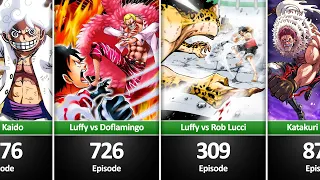 The Best Luffy Fights in One Piece