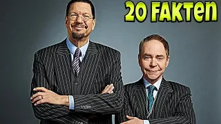 So klingt TELLER 😱 20 Fakten über Penn & Teller | Wer ist das eigentlich?