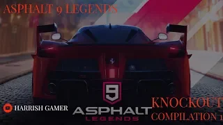 Asphalt 9 Legends - Knockdown Compilation - 1|Asphalt 9 Legends|Compilation|Android|