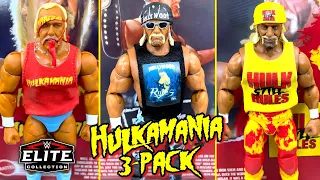 HULKAMANIA 40TH ANNIVERSARY WWE ELITE HOGAN 3-PACK FIGURE REVIEW!