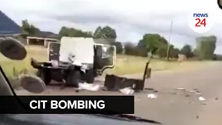 WATCH | Cash-in-transit van bombed and looted in Mpumalanga