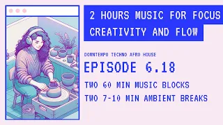 `POWER HOUR` 6.18 // Work Music for 2 Hours in 60 min Pomodoros // Techno, House, Ambient, Synthwave