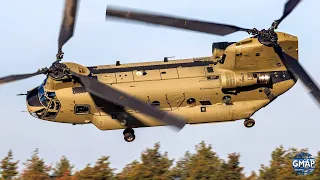 CH-47 Chinook helicopter very low level flying #military #aviation #helicopter