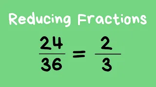 How to reduce fractions.