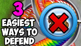 Top 3 EASIEST WAYS To Defend Regen Rainbows Without Boost (BTD Battles)