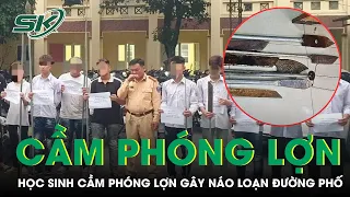 Nhóm Học Sinh Phóng Xe Máy, Cầm Dao Phóng Lợn Náo Loạn Đường Phố Để Thị Uy ‘Sức Mạnh’ | SKĐS