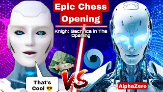 AlphaZero CREATED AN Epic Chess Opening Against Stockfish 16 In Chess | AI | Stockfish Vs AlphaZero