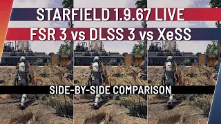 Starfield News - Update 1.9.67 Live FSR 3 vs DLSS 3 vs XeSS Side-By-Side (2K, Ultra) w/ Timestamps