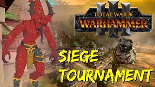 SIEGE BATTLES TOURNAMENT | Total War Warhammer 3 Multiplayer