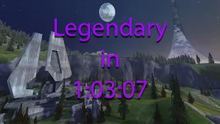 Halo: CE in 1:03:07 | Legendary Speedrun |