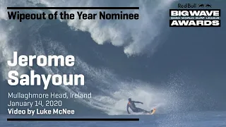 Jerome Sahyoun at Mullaghmore | WIPEOUT OF THE YEAR AWARD NOMINEES - Red Bull Big Wave Awards