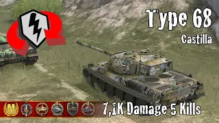 Type 68  |  7,1K Damage 5 Kills  |  WoT Blitz Replays