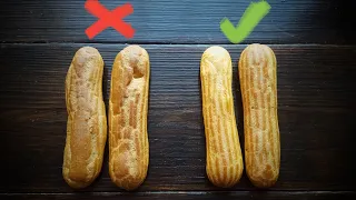 КАК ПРАВИЛЬНО приготовить ЭКЛЕРЫ 🍩 РАБОЧИЙ РЕЦЕПТ 🍩 Eclair recipe