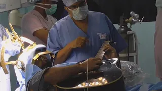 Musician Plays Guitar as He Undergoes Brain Surgery