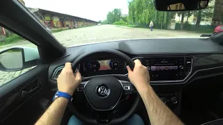 VW T Roc 2,0 TSI 4MOTION 190 HP DSG 7 4K   POV Test Drive