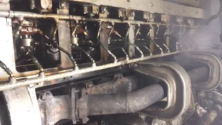 Fairbanks Morse O.P. Engine -  Surviving an Engine Room Fire
