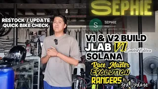 Restock/Update/Quick Bike Check Jlab V1, Solana Evolution, Race Master, Rangers, V1 & V2 Build