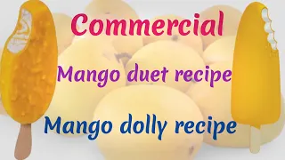 How to make mango dolly|How to make mango duet|Mango dolly and mango duet recipe|#Mangoduetrecipe
