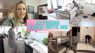 EXTREME CLEAN WITH ME! || CLEANING AFTER BEING SICK || AT HOME WITH JILL