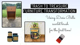 TRASH TO TREASURE FLIP | Mid Century Modern Furniture Flip | Flipping Furniture Part-Time!