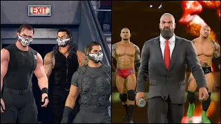 WWE 2K24 Triple H's Evolution Vs The Shield But With A Twist